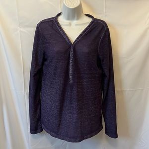 Rock & Republic Purple Long Sleeve Tee XL